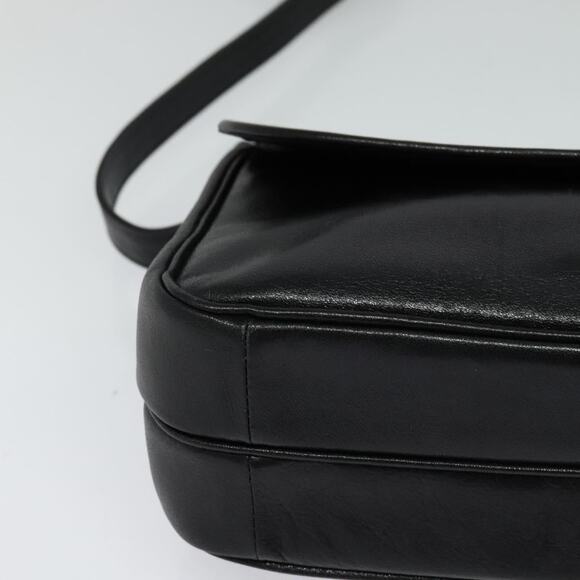 DIOR Shoulder Bag Leather Black Gold - Picture 10 of 16